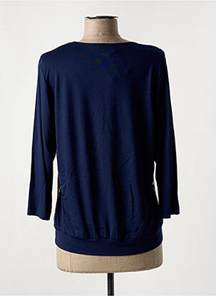 T-shirt manches 3/4 manches 3/4 bleu FRANK WALDER femme