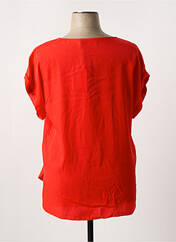 Blouse orange ELENA MIRO pour femme seconde vue