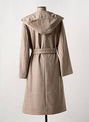 Manteau long marron ELENA MIRO pour femme seconde vue