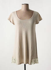 Pull tunique beige AKELA KEY pour femme seconde vue