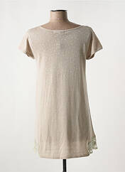 Pull tunique beige AKELA KEY pour femme seconde vue
