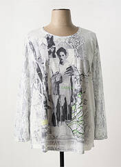 T-shirt gris CHALOU pour femme seconde vue