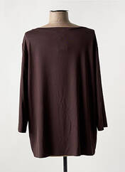 T-shirt marron FRANK WALDER pour femme seconde vue