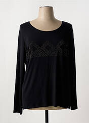 T-shirt noir ELENA MIRO pour femme seconde vue