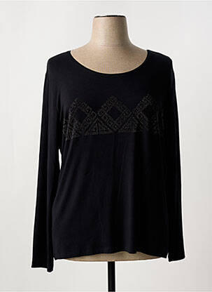 T-shirt noir ELENA MIRO pour femme