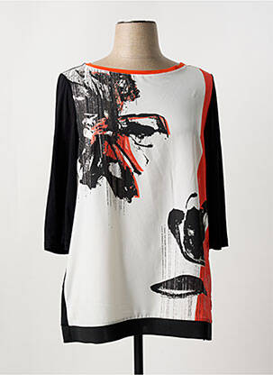 Tunique manches longues noir ELENA MIRO pour femme