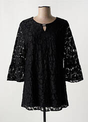 Tunique manches longues noir FRANK WALDER pour femme seconde vue