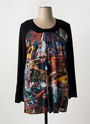 Tunique manches longues noir KJBRAND pour femme seconde vue