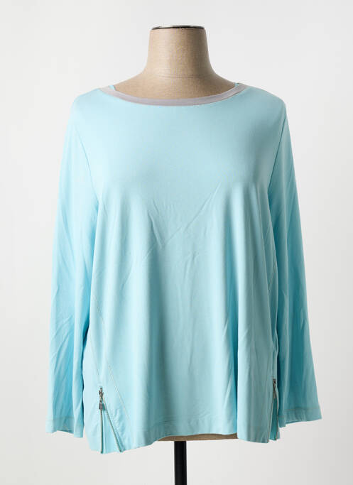 T-shirt manches longues manches longues bleu BASLER femme