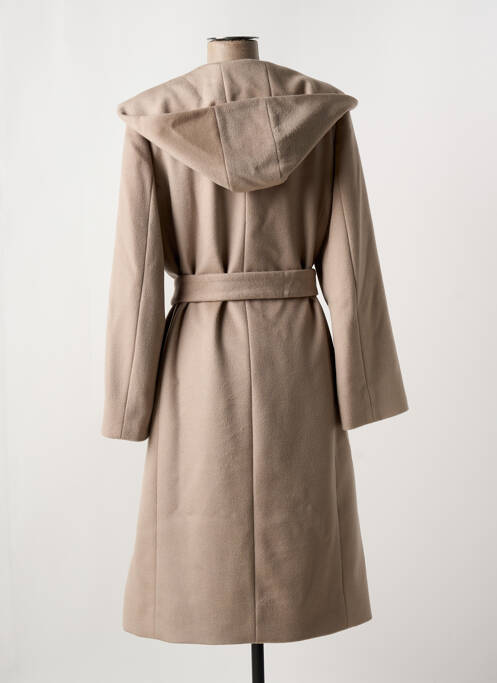Manteau long marron ELENA MIRO pour femme