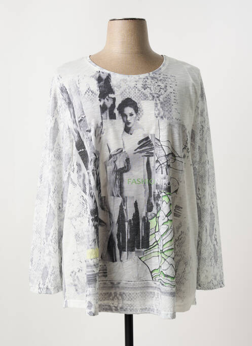 T-shirt gris CHALOU pour femme