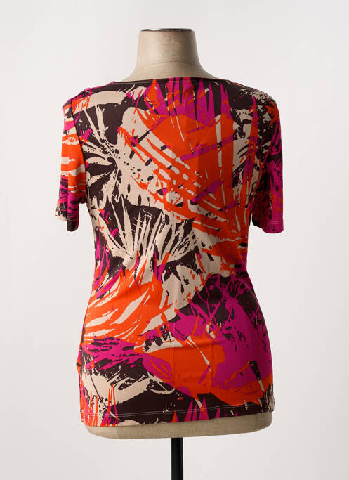 T-shirt orange ELENA MIRO pour femme