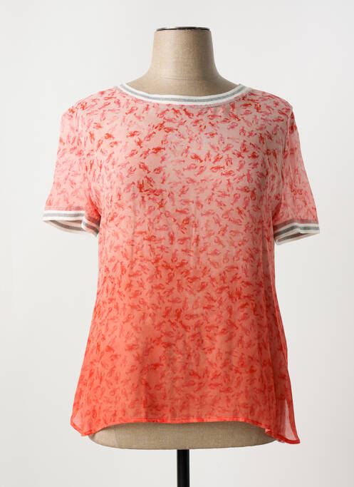 T-shirt orange TUZZI femme