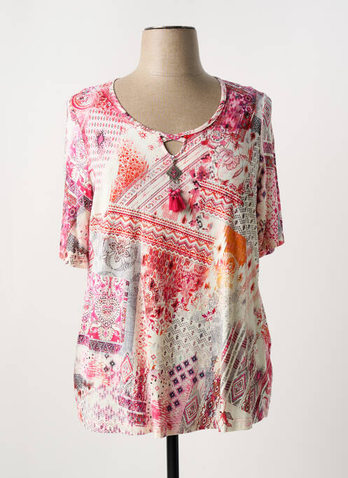 T-shirt rose CHALOU pour femme