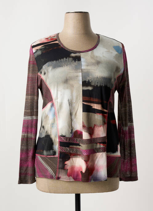 T-shirt violet FRANCE RIVOIRE pour femme