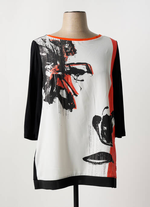 Tunique manches longues noir ELENA MIRO pour femme