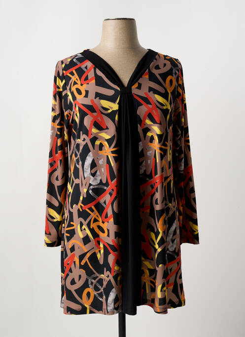 Tunique manches longues noir YOEK pour femme