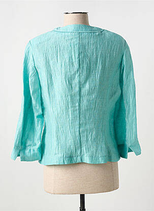 Veste casual epaulette bleu FRANK WALDER femme