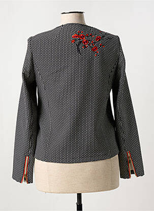 Veste chic fermeture boutonnée sur le devant noir TUZZI femme