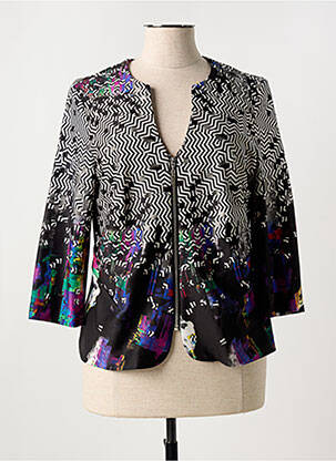 Veste casual coupe cintrée noir JOSEPH RIBKOFF femme