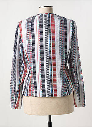 Veste chic poches bleu FRANK WALDER femme