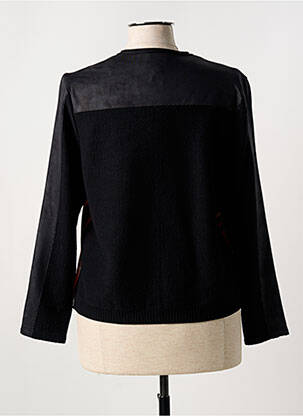 Gilet manches longues stretch noir FRANCE RIVOIRE femme