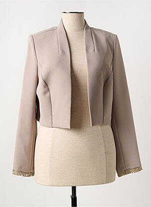 Boléro manches longues beige SOMMERMANN femme
