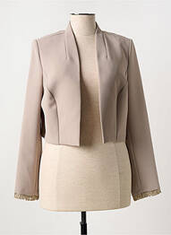 Boléro manches longues beige SOMMERMANN femme