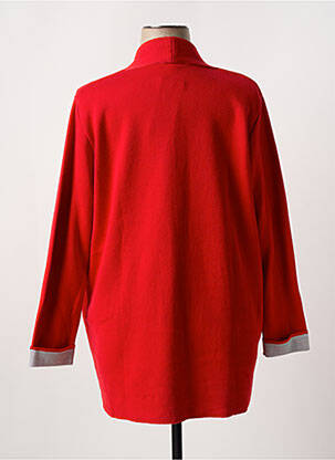 Gilet manches longues stretch rouge FRANK WALDER femme