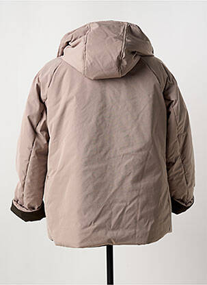 Doudoune manches longues a capuche beige ELENA MIRO femme