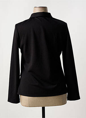 Veste casual col chemisier noir TINTA STYLE femme