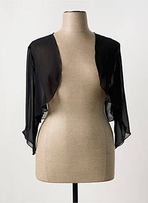 Boléro légère et transparente noir JOSEPH RIBKOFF femme