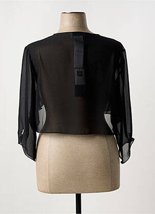 Boléro légère et transparente noir JOSEPH RIBKOFF femme