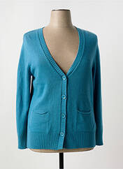 Gilet manches longues bleu FRANK WALDER pour femme seconde vue