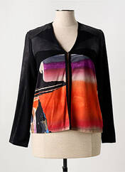 Gilet manches longues noir FRANCE RIVOIRE pour femme seconde vue