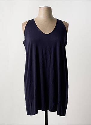 Débardeur bleu FRANCK ANNA pour femme