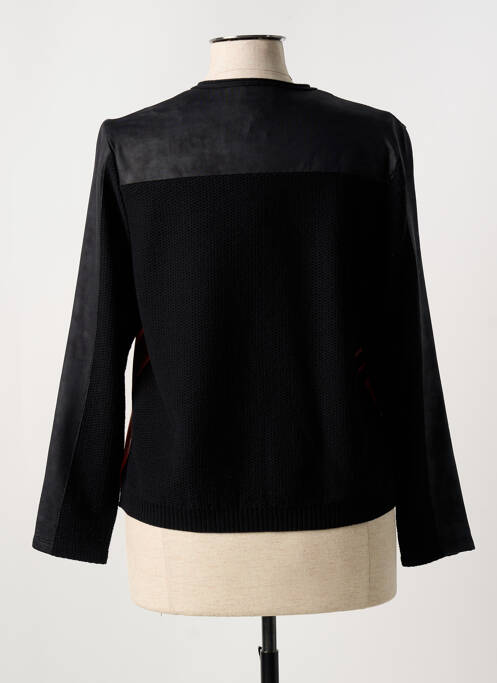 Gilet manches longues stretch noir FRANCE RIVOIRE femme