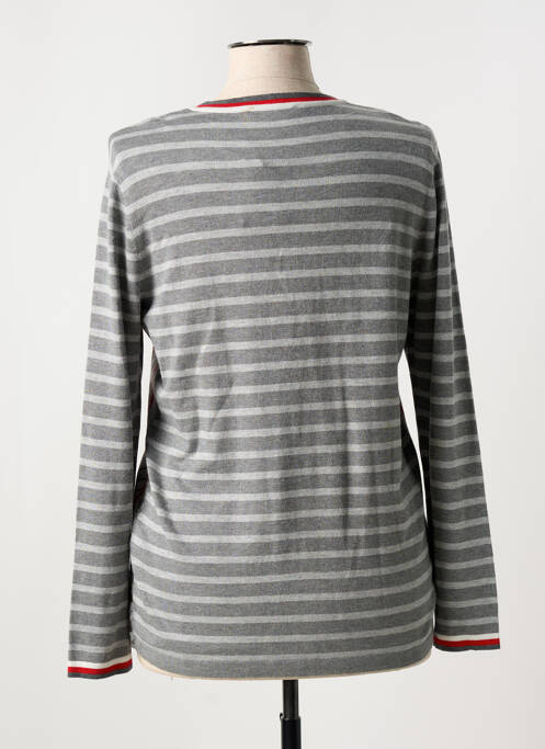 Gilet manches longues gris FRANK WALDER femme