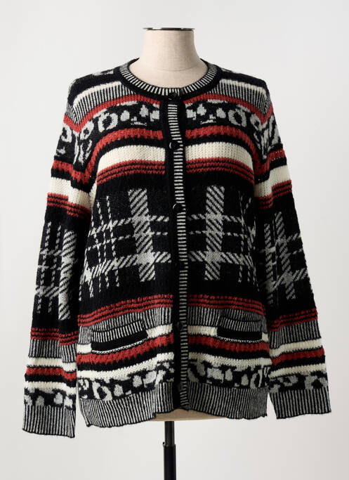 Gilet manches longues noir FRANK WALDER pour femme