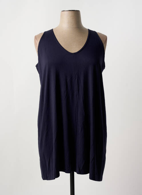 Débardeur bleu FRANCK ANNA pour femme