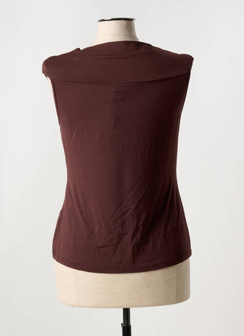 Débardeur marron DIVAS pour femme