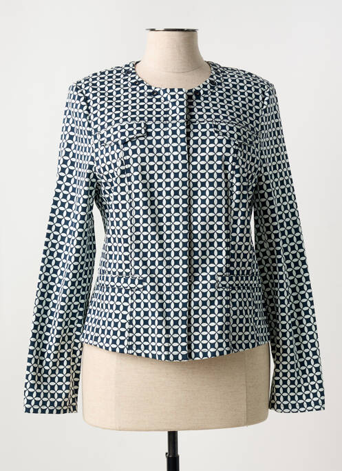 Veste casual bleu FRANK WALDER pour femme