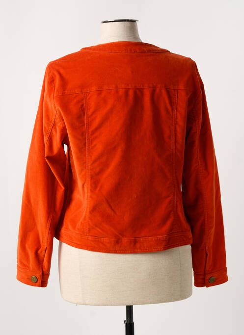 Veste casual orange PAUSE CAFE femme