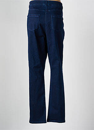 Pantalon slim taille élastique taille normale bleu FRANCE RIVOIRE femme