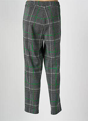 Pantalon droit stretch taille normale vert FRANK WALDER femme