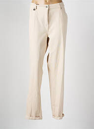 Jeans coupe slim stretch taille normale beige SAINT JAMES femme