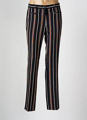 Pantalon slim taille normale taille normale noir TONI femme