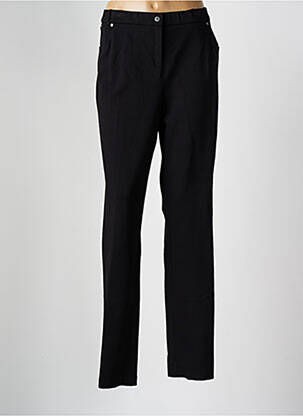 Pantalon slim taille élastique taille normale noir FRANCE RIVOIRE femme