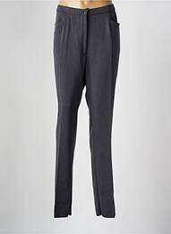 Pantalon slim taille élastique taille normale gris GEVANA femme