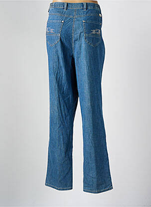 Jeans coupe droite stretch taille normale bleu TONI femme